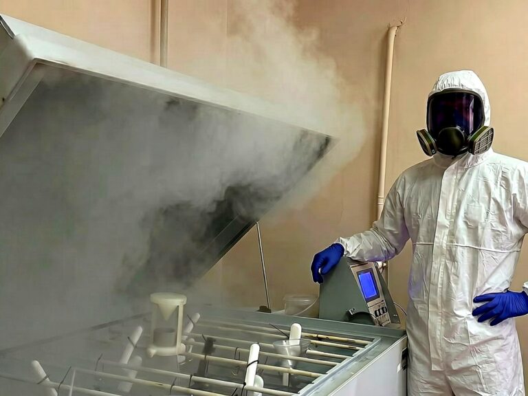 Испытание дверных ручек в камере соляного тумана